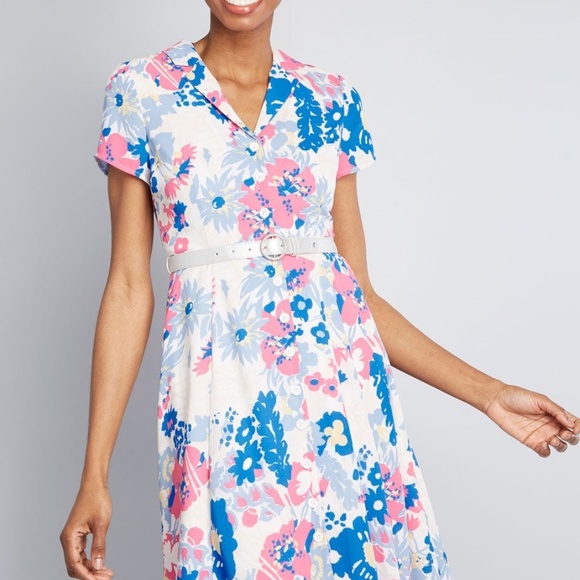 Modcloth "Exciting Find" Shirt Dress - Picture 4 of 4